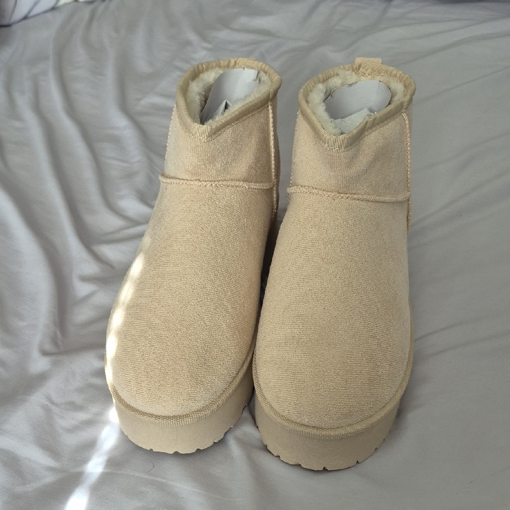 Bonnibel Beige Ankle Boots
